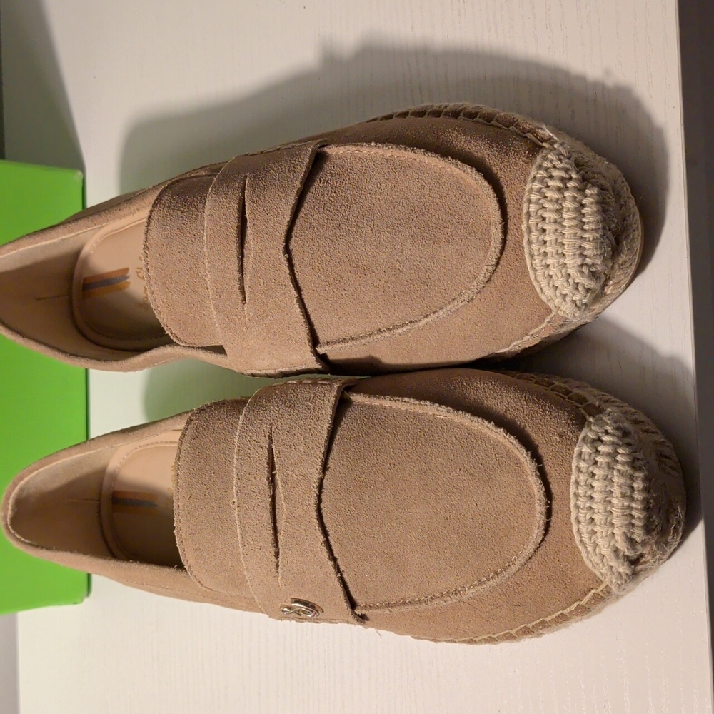 Sam Edelman 8 NIB Suede Loafer Taupe - Picture 4 of 8